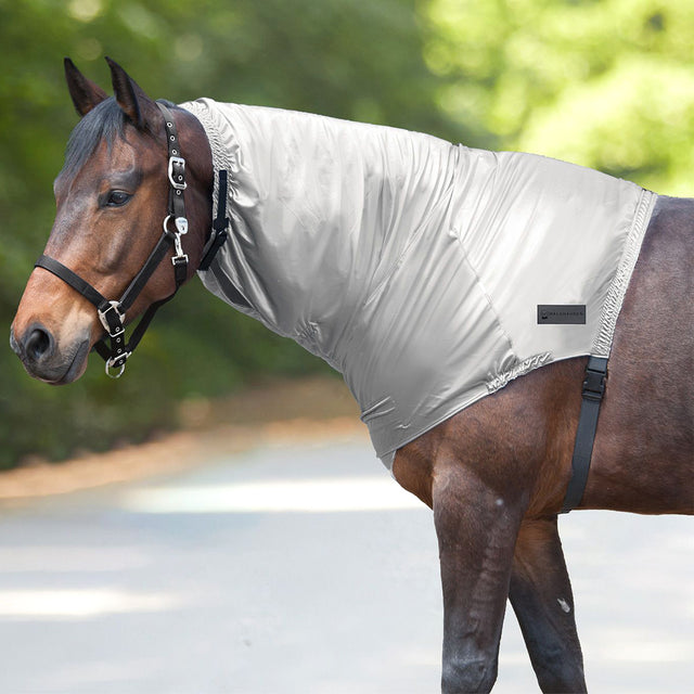 Copricollo Ekzemer per cavallo - Grigio argento
