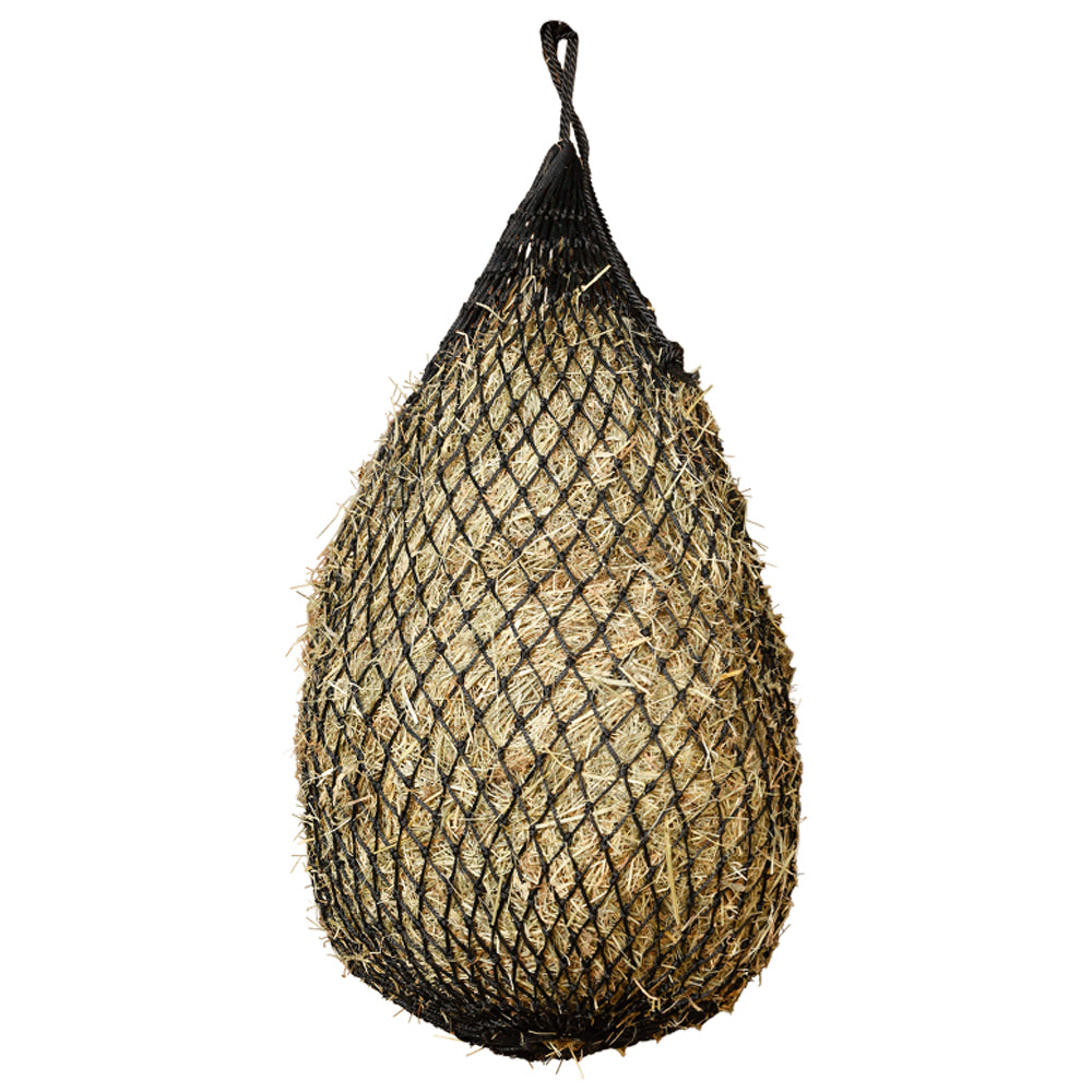 Sacco Fieno Cavalli Extra Large a Maglia Stretta Nero