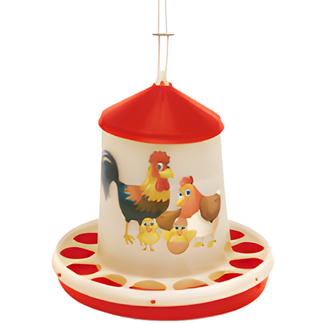 Mangiatoia in plastica per pollame – Capacità 2kg