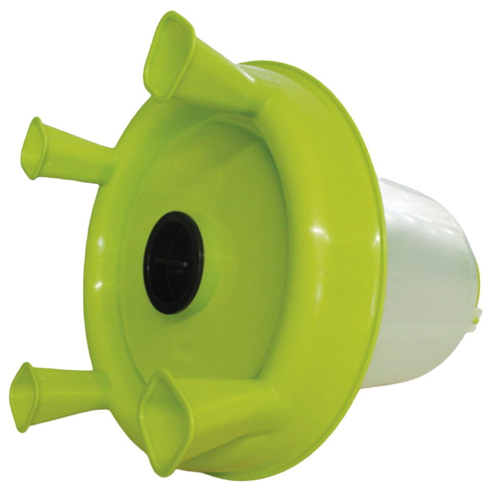 Abbeveratoio eco da 10L per pollame con gambe e tappo verde pistacchio