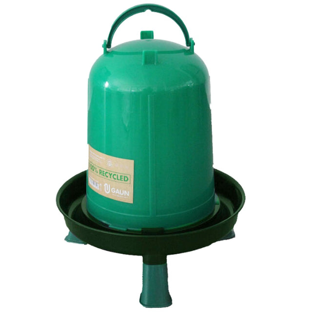 Abbeveratoio per uccelli con gambe plastica riciclata ecologica 8L