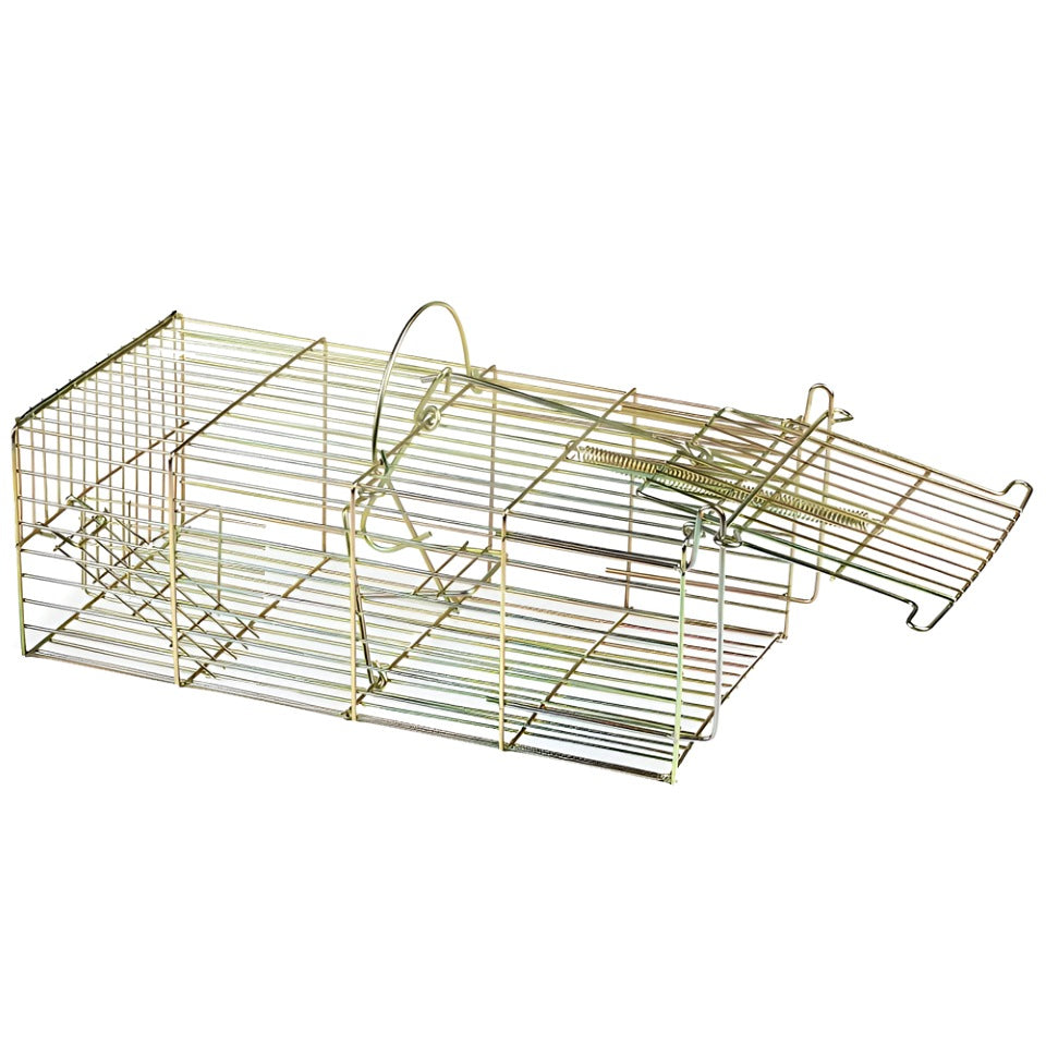 Doppia porta gabbia multi cattura riutilizzabile ed efficiente trappola per Topi a