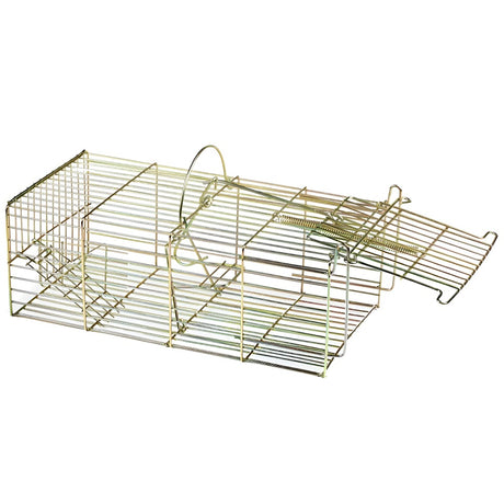 Doppia porta gabbia multi cattura riutilizzabile ed efficiente trappola per Topi a