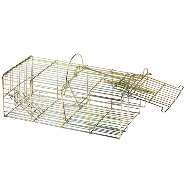 Doppia porta gabbia multi cattura riutilizzabile ed efficiente trappola per Topi a