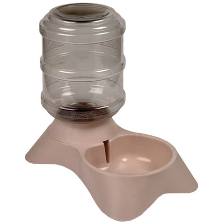 Distributore d'acqua snoopy per cani e gatti capacità 3,8L base antigoccia ciotola trasparente in plastica