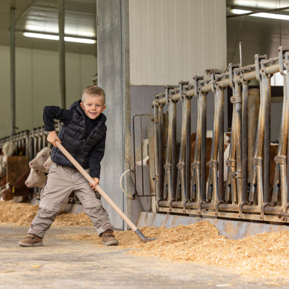 Mini Pala in Alluminio per Bambini con Manico in Legno - 90cm