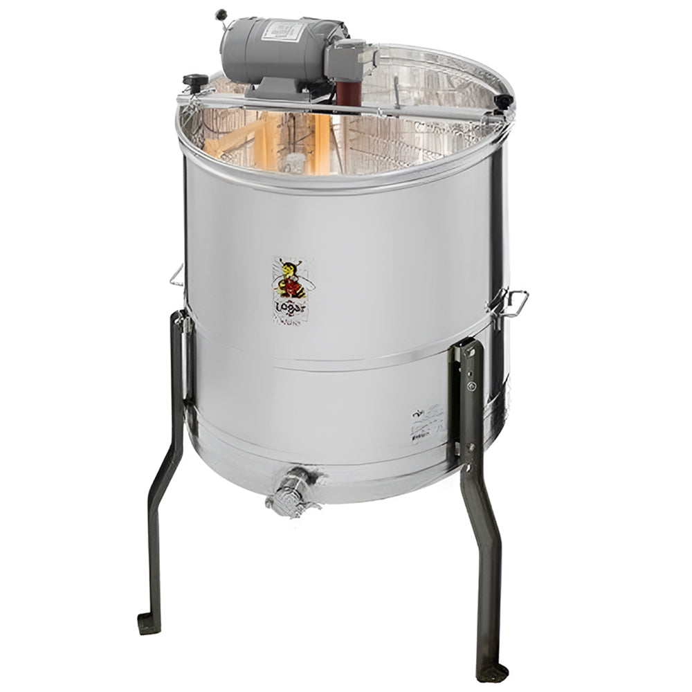4-Frame Tangential Honey Extractor 110W – Ø63cm Stainless Steel – agritura