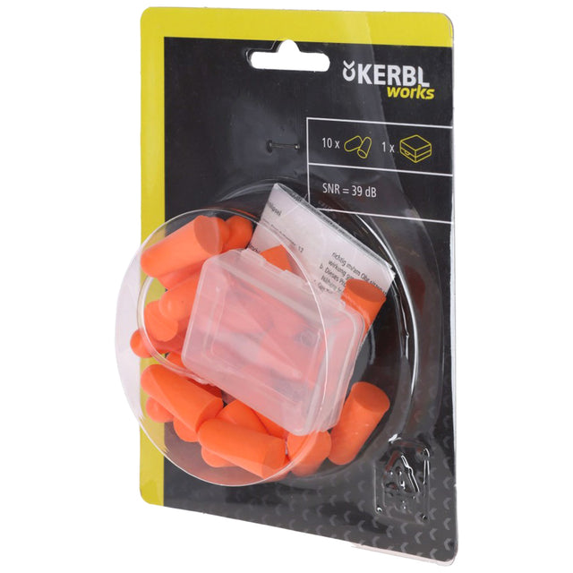 Tappi Auricolari Protettivi SNR 39 dB – 10 Paia con Scatola