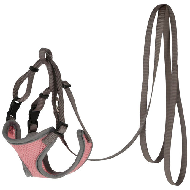 Pettorina regolabile per gatti con guinzaglio 120cm x 10mm