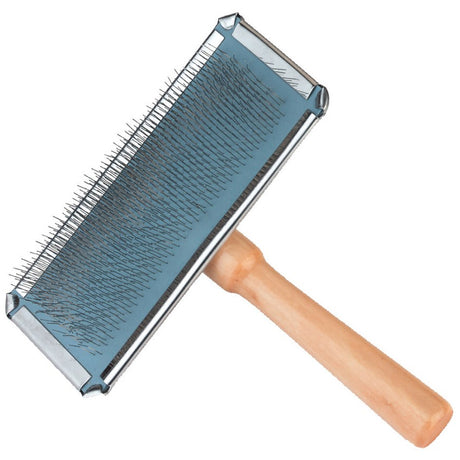 Spazzola Cardatore Morbida 12cm per Gatti con Setole in Metallo