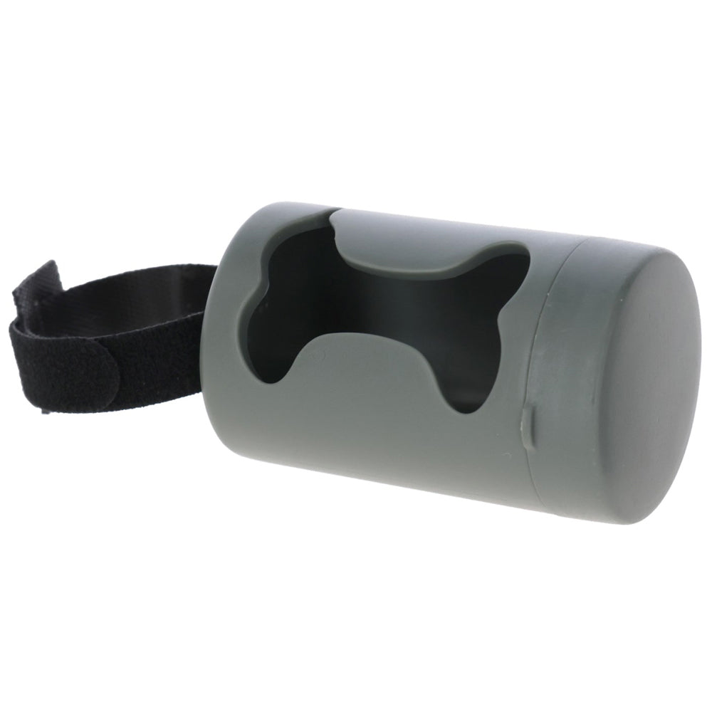 Dispenser sacchetti igienici per cani - grigio-verde