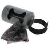 Dispenser sacchetti igienici per cani - grigio-verde