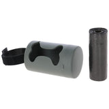 Dispenser sacchetti igienici per cani - grigio-verde