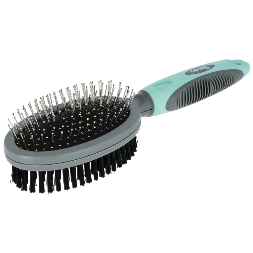 Spazzola ovale per cani a doppia faccia 24cm