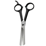 Forbice sfoltitrice dentellata su due lati per toelettatura cane 17cm