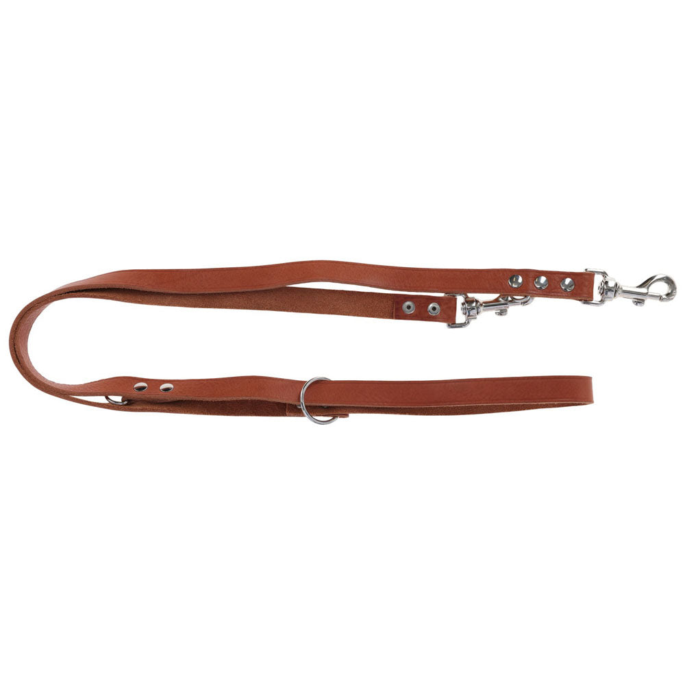 Guinzaglio da passeggio tuscany nero marrone