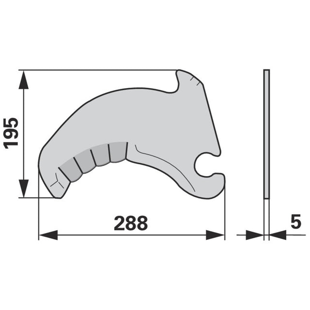 Coltello per Pressa Krone