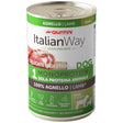ITALIAN WAY - Patè per cani 100% monoproteico grain free 400gr