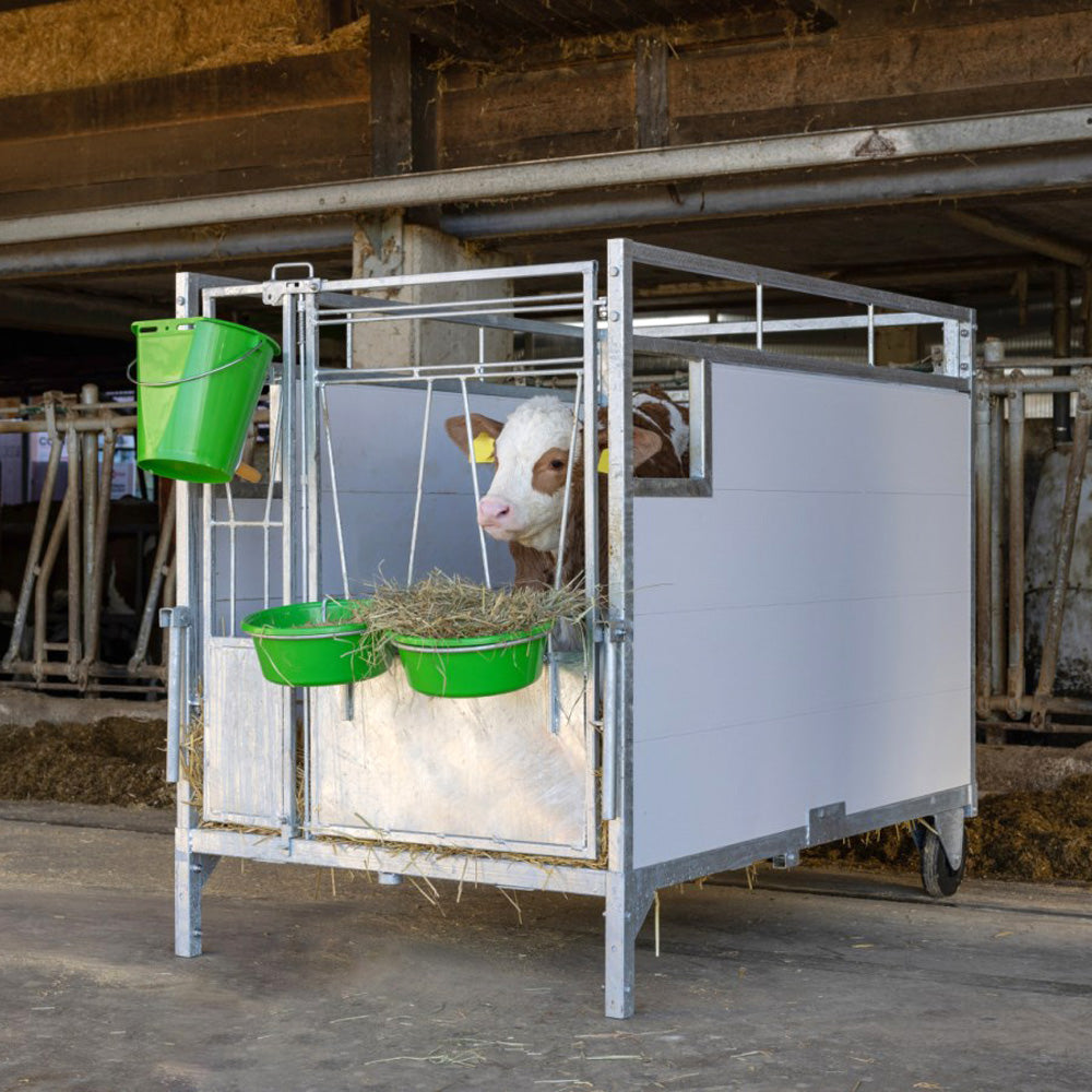 Box per vitelli grande premium con fondo orientabile resistente