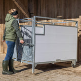 Box per vitelli grande premium con fondo orientabile resistente