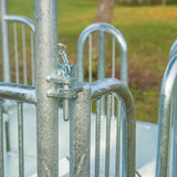 Mangiatoia Rettangolare Compatta con Frontale a Testiera di Sicurezza