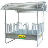 Mangiatoia Rettangolare Compatta con Frontale a Testiera di Sicurezza