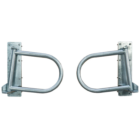 Portone ad altalena a due ante unidirezionale per montaggio su Pali 90×90mm con bulloni a U