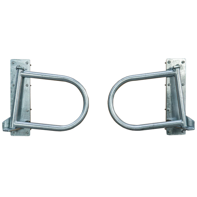 Portone ad altalena a due ante unidirezionale per montaggio su Pali 90×90mm con bulloni a U