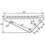 Coltello di ricambio per miscelatore Italmix