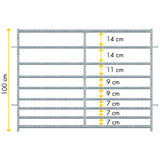 Divisoristalla per pecore – 9 sbarre facile montaggio