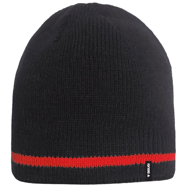 Berretto Caldo Uomo Nero/Rosso