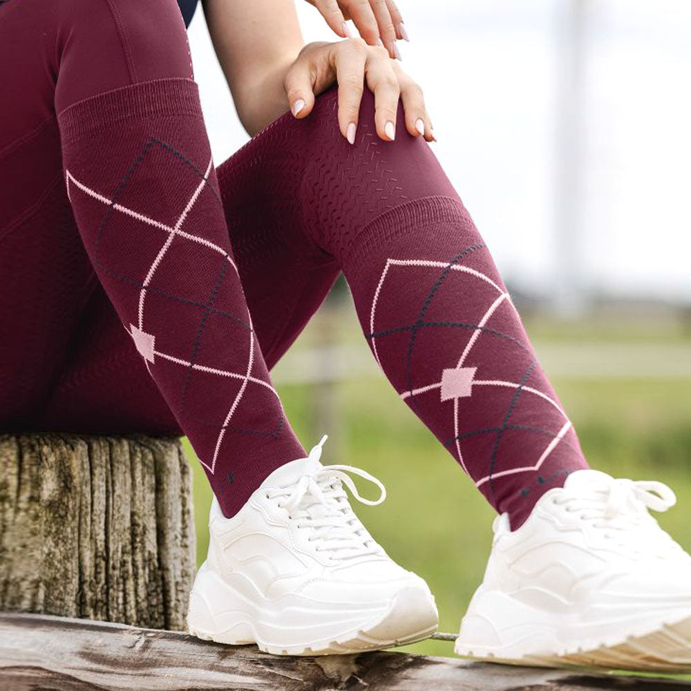 Calze Equitazione Argyle Classiche e Traspiranti
