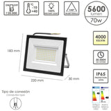 Faretto LED Crystal IP65 luce bianca alta efficienza