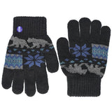 Guanti da lavoro per bambini assortiti nero e blu fantasia