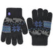 Guanti da lavoro per bambini assortiti nero e blu fantasia