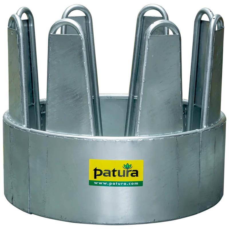 Rastrelliera rotonda per fieno per cavalli - 8 posti per l'alimentazione