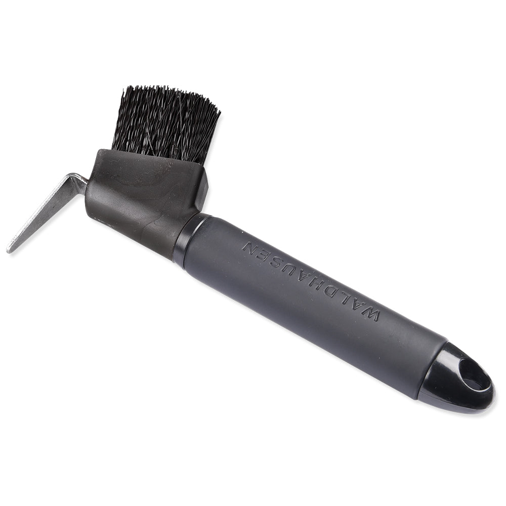 Curasnetta Sintetica con Setole Rigide e Impugnatura in Ecopelle – 18cm