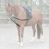 X-Line Triangle Reins Black for Horses