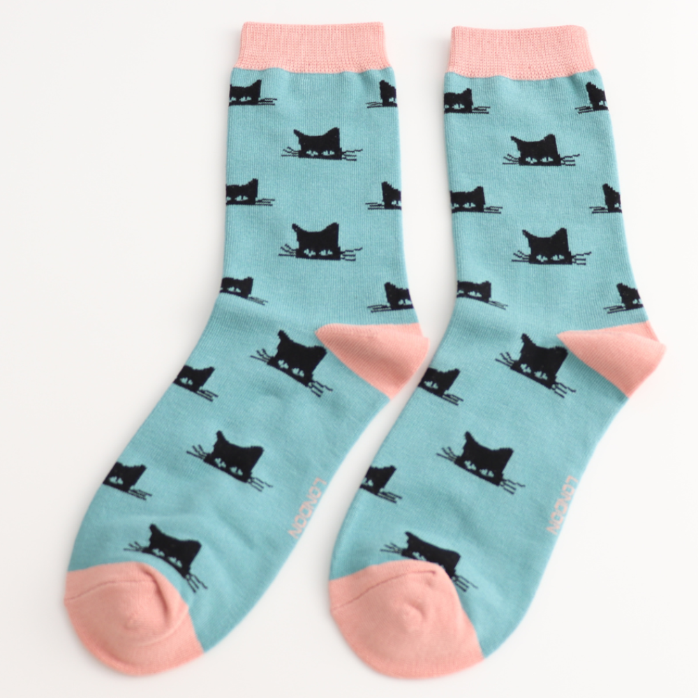 Women’s Bamboo Socks Miss Sparrow – Cat
