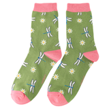 Women’s Bamboo Socks Miss Sparrow – Dragonflies