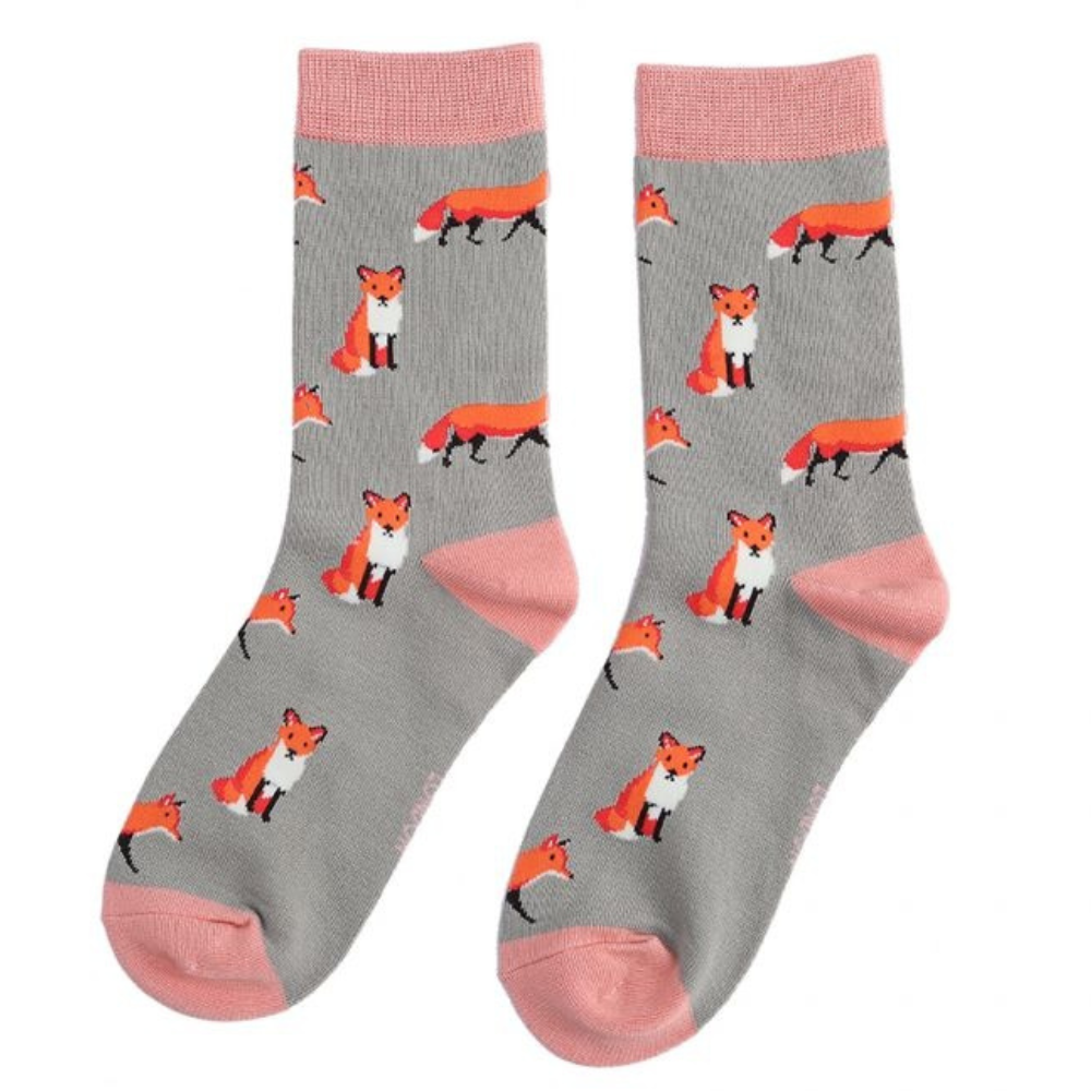 Ladies Bamboo Socks Miss Sparrow – Fox