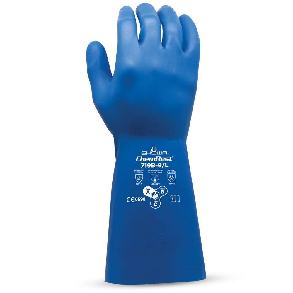 SHOWA 719B Nitrile Chemical Gloves