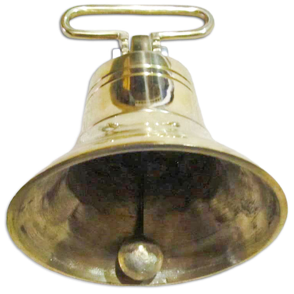 Brass Bell 100mm with Fringe