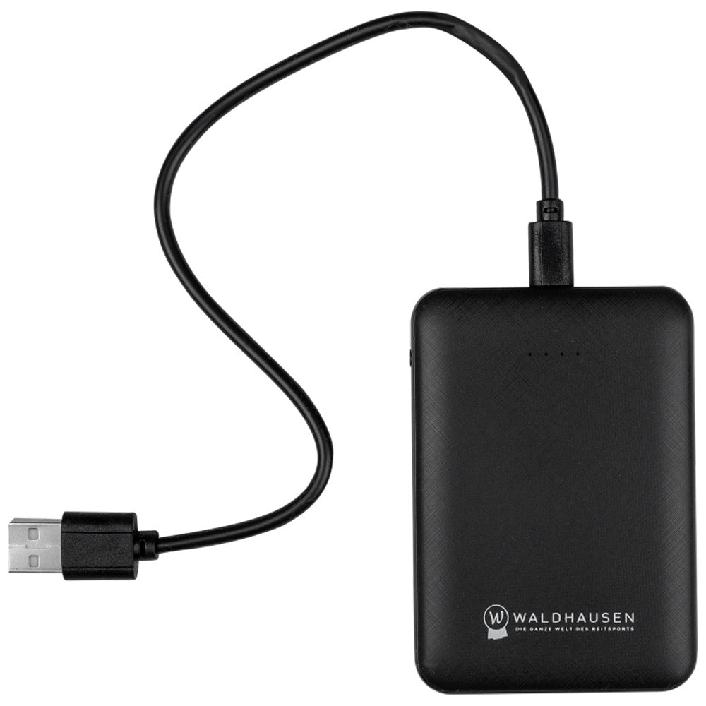 Powerbank 92x64mm, nera, 5000 mAh