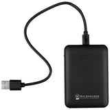 Powerbank 92x64mm, nera, 5000 mAh