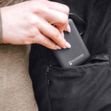 Powerbank 92x64mm, nera, 5000 mAh