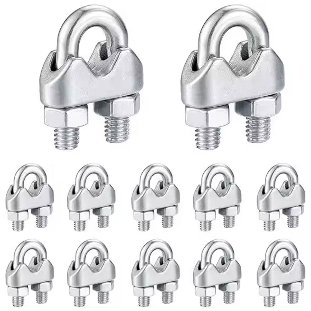 Galvanized wire rope clamp, 5/8" – 16mm