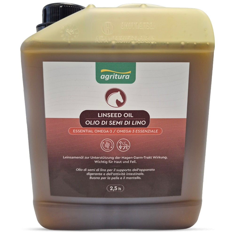Agritura Olio di Lino 2. Spremitura per Cavalli