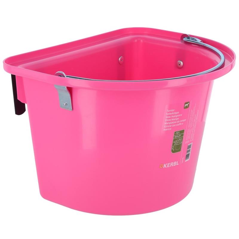 Turnier-Futterkrippe mit Einhängebügel und Tragegriff
