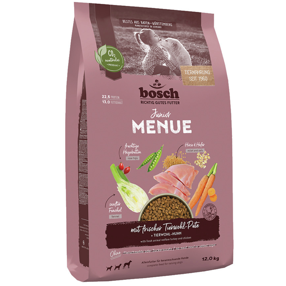 Bosch HPC Menu Junior con Tacchino Benessere Animale